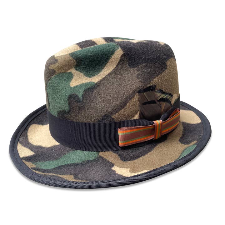Cha Cha's House of Ill Repute – wholesale Fedora - Unisex – Camo Fedora