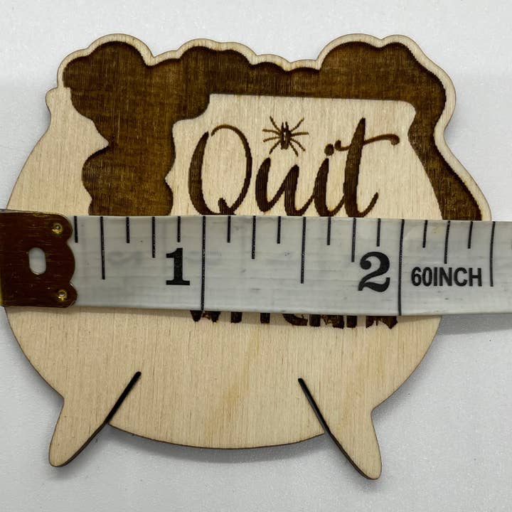 Velvet Guillotine - Wholesale Embroidery/Cross Stitch Supplies - Bubbling Cauldron Wooden Bobbins for Floss Organization4