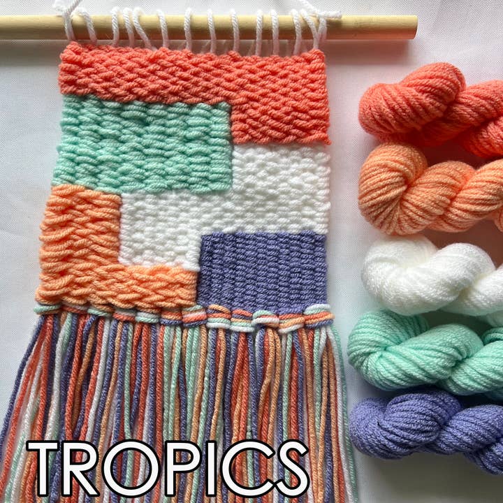 Black Sheep Goods - Wholesale DIY Craft Kit - DIY Tapestry Weaving Kit for Beginners - Yarn & Fiber Crafts