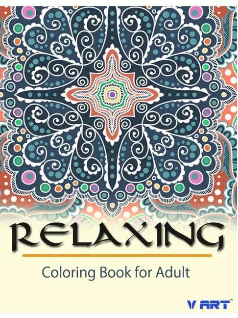 Relaxing Coloring Book for Adult - Paperback for wholesale by Books by splitShops