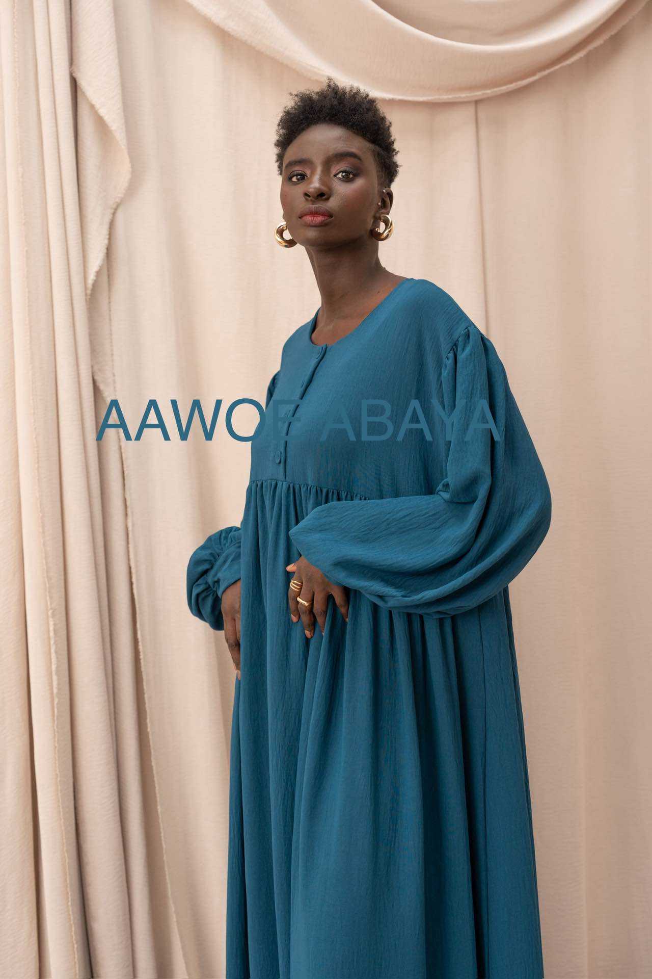 Aawoe Abaya - Wholesale Dress - Women's - Puff sleeve abaya - 26077