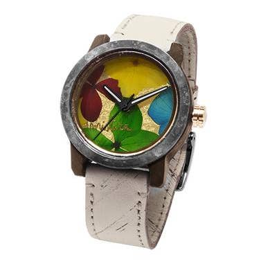 Marco Hollister Pui ferro multicolore fiori U orologio per la vendita all'ingrosso da parte di Mistura Timepieces