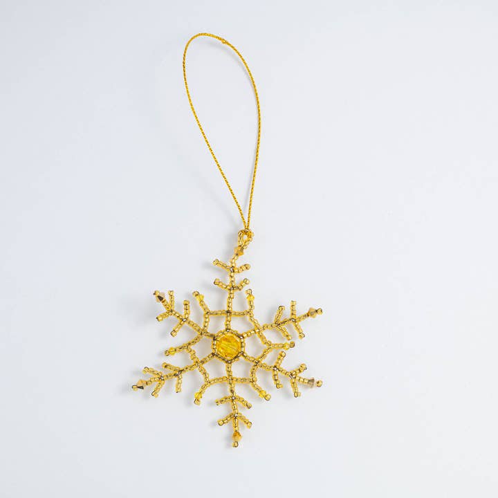 NightLight Collection - Wholesale Ornament - Gold Snow Ornament