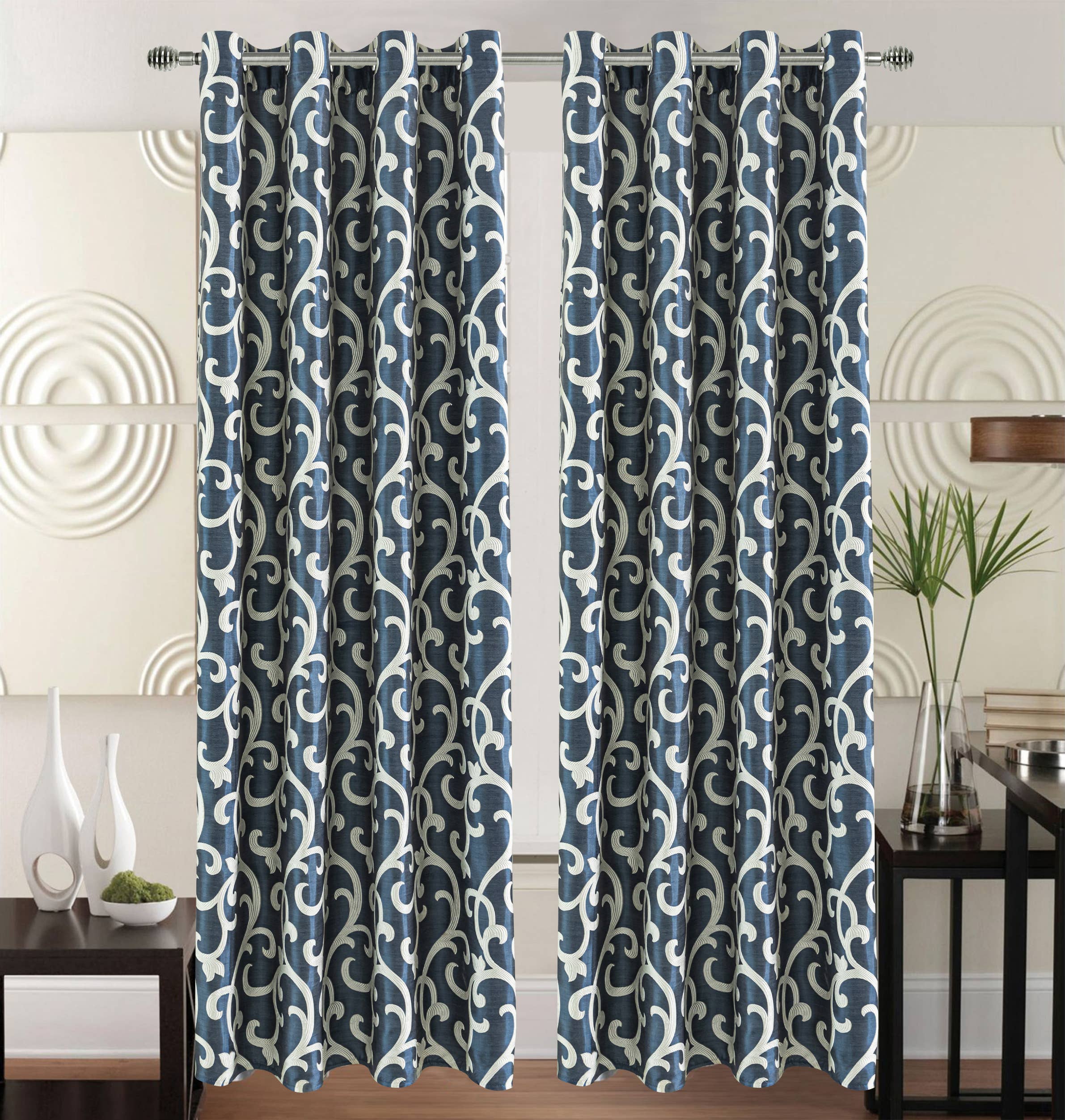 Super Bazaar - Venta al por mayor Cortinas - Cortina preparada con anillas - 140 x 240 cm2