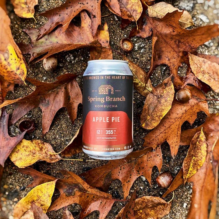Spring Branch Kombucha - Wholesale Kombucha - Apple Pie Kombucha, 12 oz1