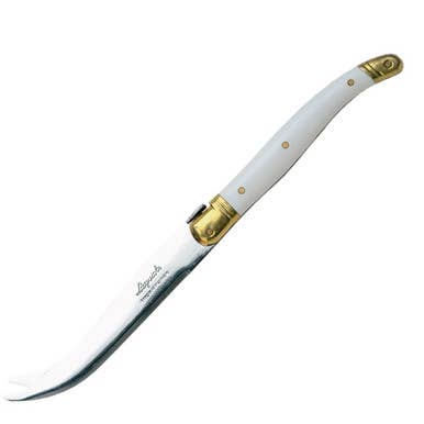 The French Farm - Wholesale Cheese Spreader - Jean Dubost Cheese Knife with Ivory Handle in a Wooden Box