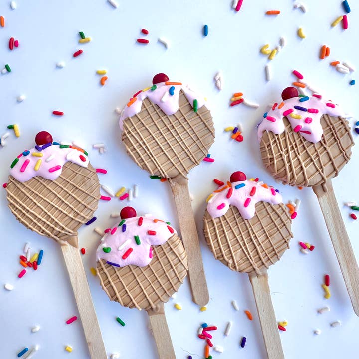 Delightful Chocolates - Wholesale Chocolate Covered Sweets - Ice Cream Oreo Pops0