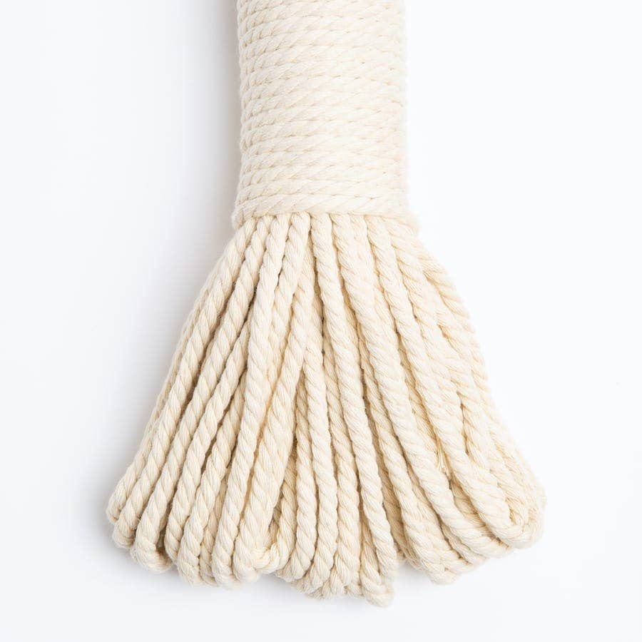 Wool Couture Company - Wholesale Craft Supplies - Macrame Cord Rope 5mm in Cream1