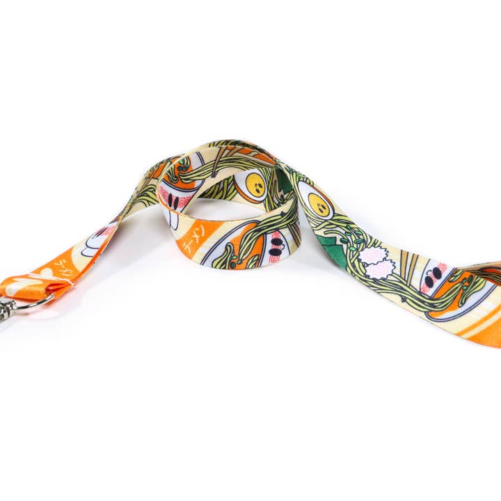 Emii Creations – Fita porta-chaves – Unissexo por atacado – Porta-chaves e porta-identificação com padrão de ramen4