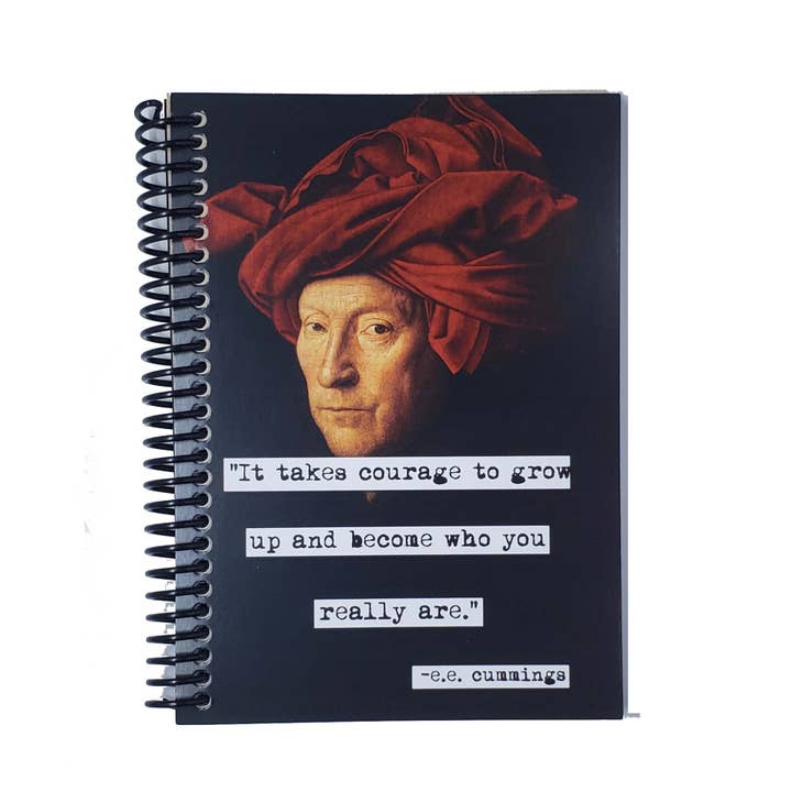 e.e. Cummings Blank Notebook for wholesale by ChicalooKate