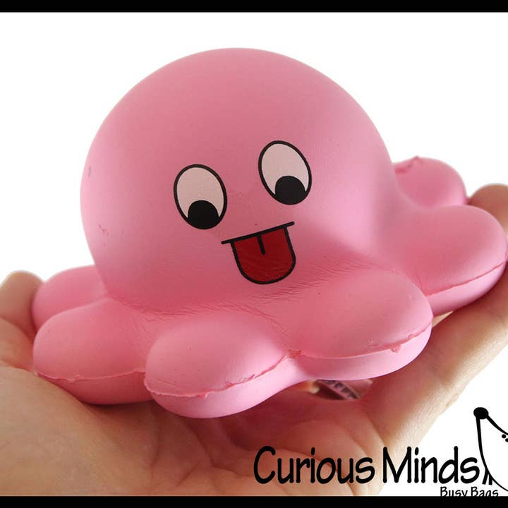 Curious Minds Toys - Wholesale Knijpbal - Kinderen en baby - 1 Octopus Slow Rise Squishy Toy - Traagschuim Squish Stress5