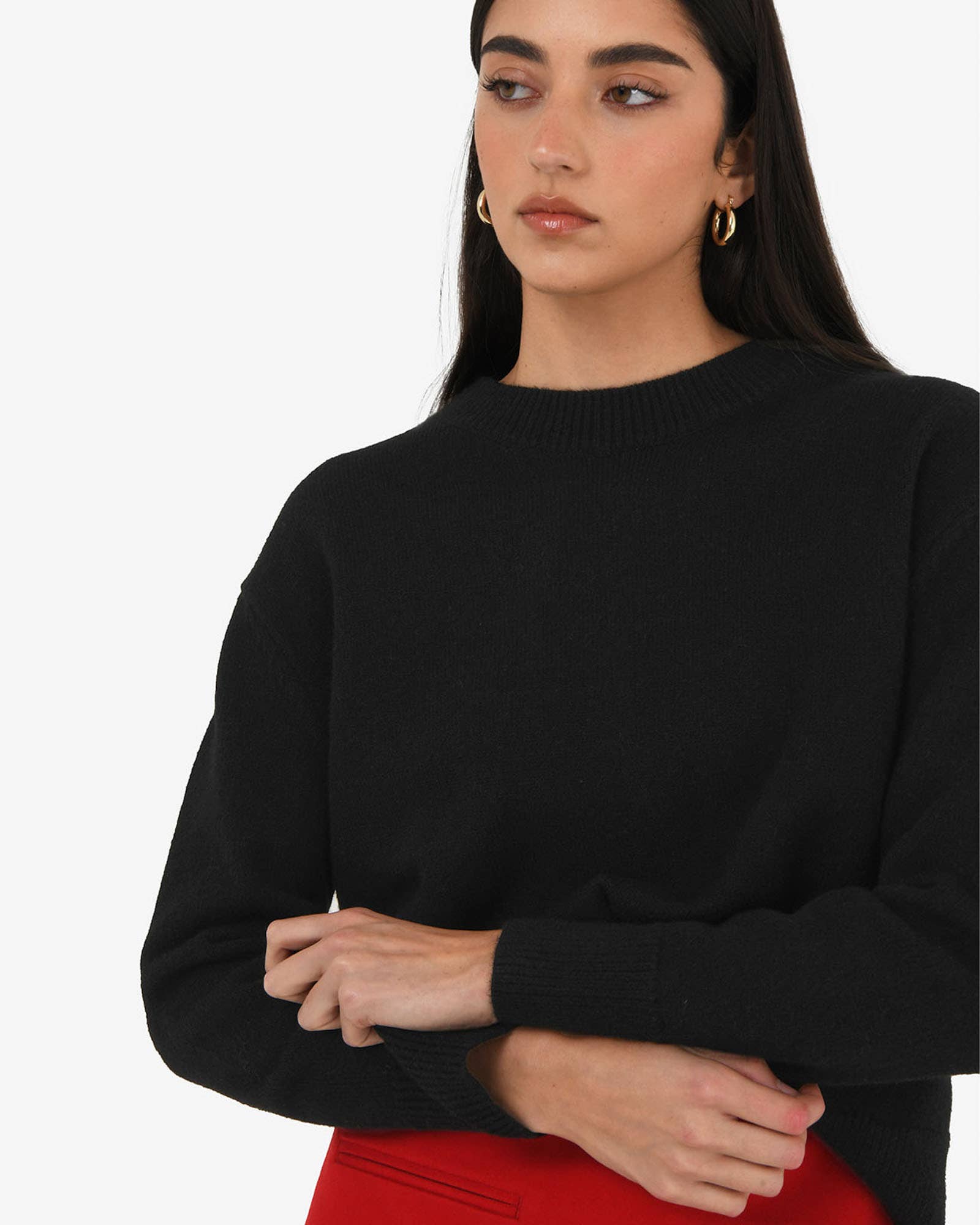 Forcast - Wholesale Knitted jumper – Women′s - Forcast Women's Joyli Merino Wool Blend Jumper6