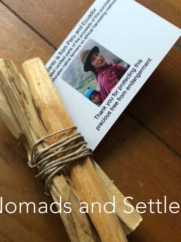 DURABLE Palo Santo, Smudge, Cérémonie pour la vente par Nomads and Settlers