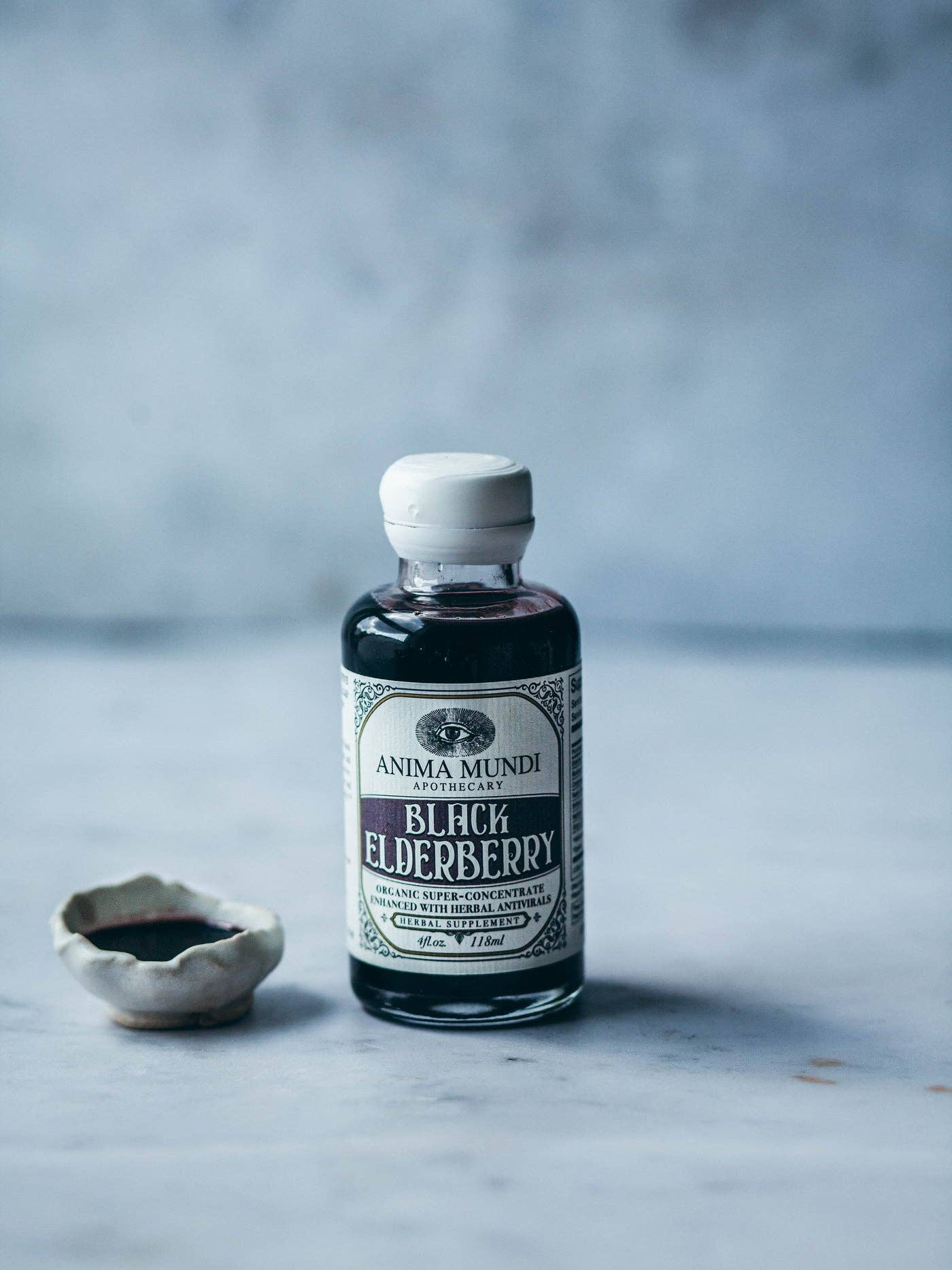 Anima Mundi Apothecary - Wholesale Elixir - BLACK ELDERBERRY Syrup | Botanical + Mushroom Elixir 2