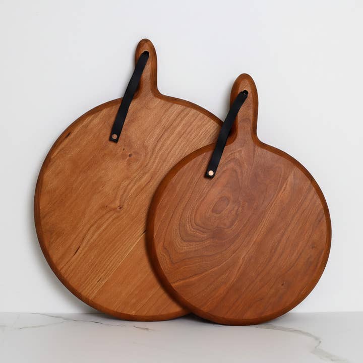 Cutting Board Circle Board Handcrafted Hardwood for wholesale by KHEM Studios