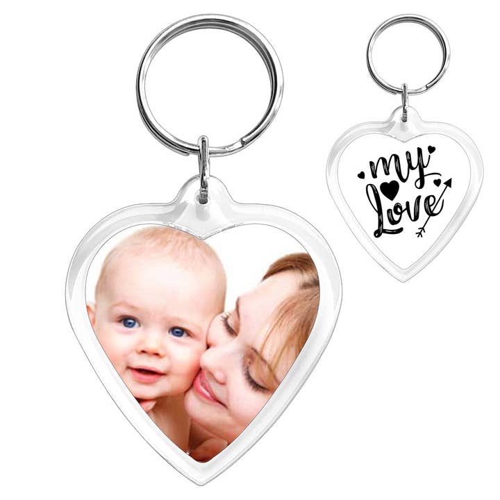 Llaveros personalizados con fotos acrílicas para venta al por mayor de Le jardin d'Angie