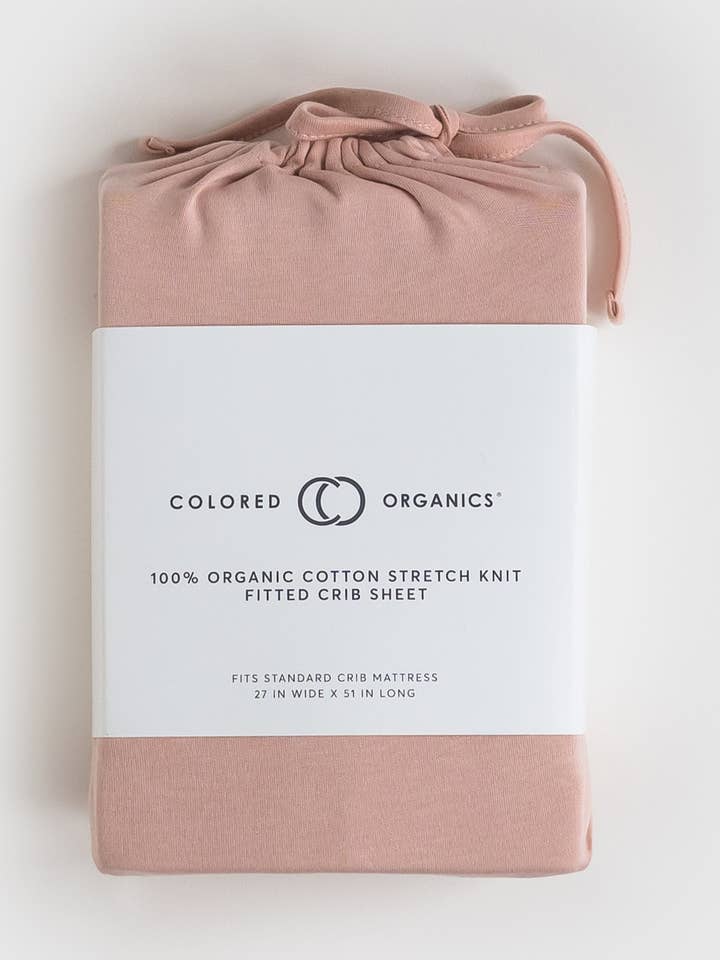 Sábana bajera para cuna para venta al por mayor de Colored Organics