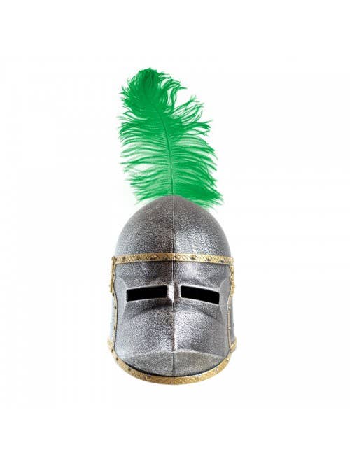 KALID MEDIEVAL – wholesale Costume – Child – DOG FACE HELMET + FEATHER - ST937F1