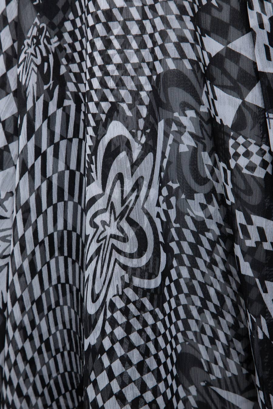 SAACHI - Vente Kimono – femme - Kimono hypnotique à nouer sur le devant11