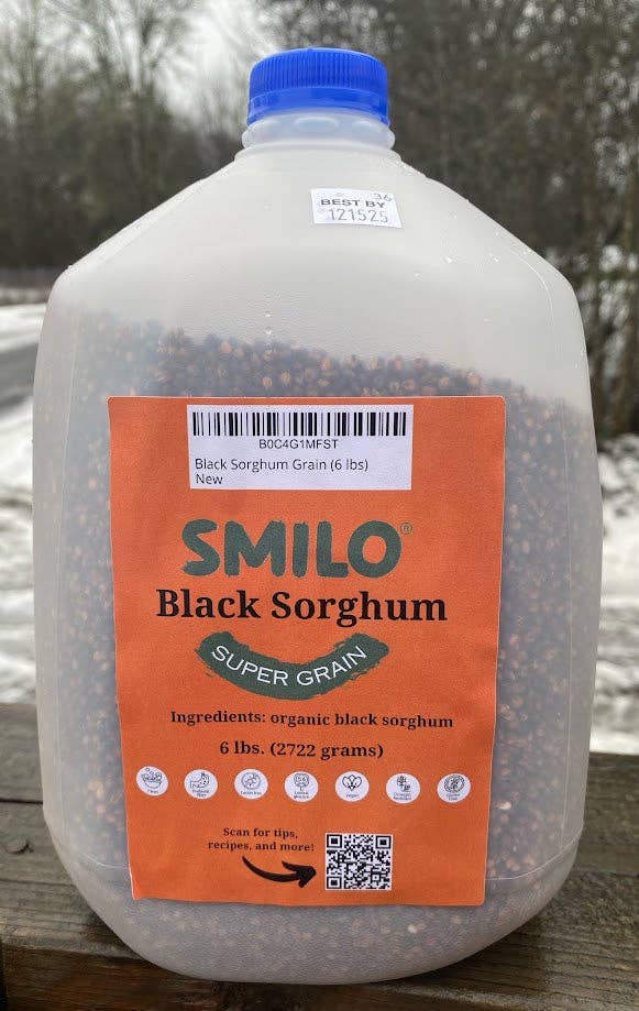 Nature Nate's LLC – wholesale Fullkornsprodukter – Ekologiskt svart durra - 6 lb *EJ FÖR POPPING*0