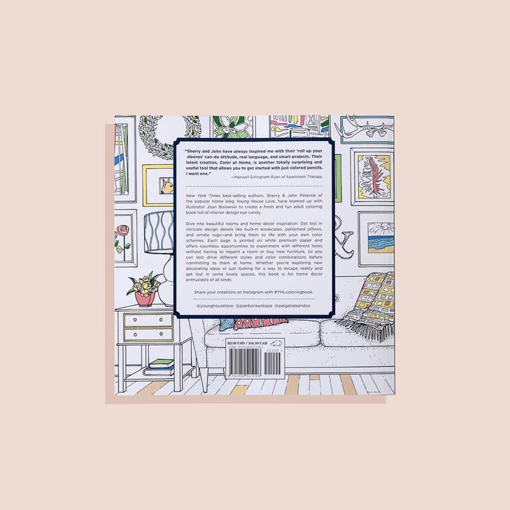 Paige Tate & Co. – Engroshandel Malebog - Voksen – Farver derhjemme - En Young House Love malebog for voksne4