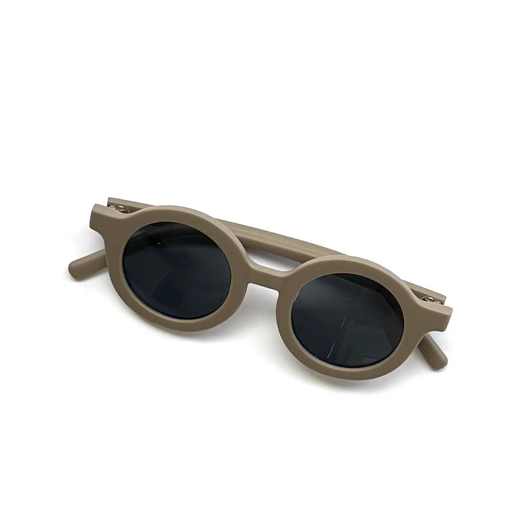 iconic mi - Wholesale Sunglasses - Kids - Retro Round Kids Sunglasses Matt Finish0