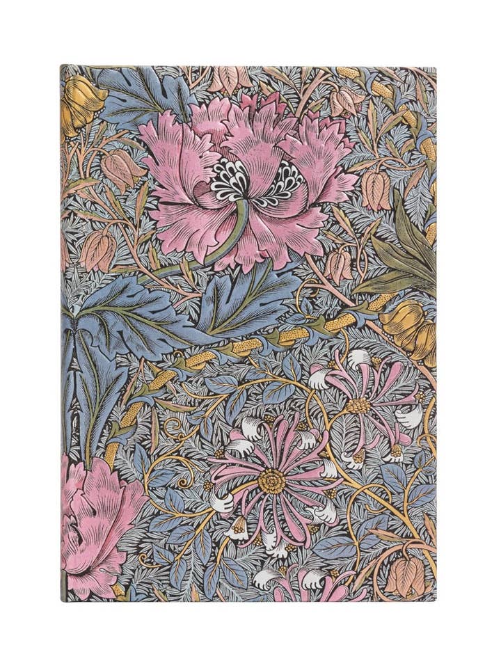 Paperblanks Morris Pink Honeysuckle Hardcover for wholesale by Chronicle Books