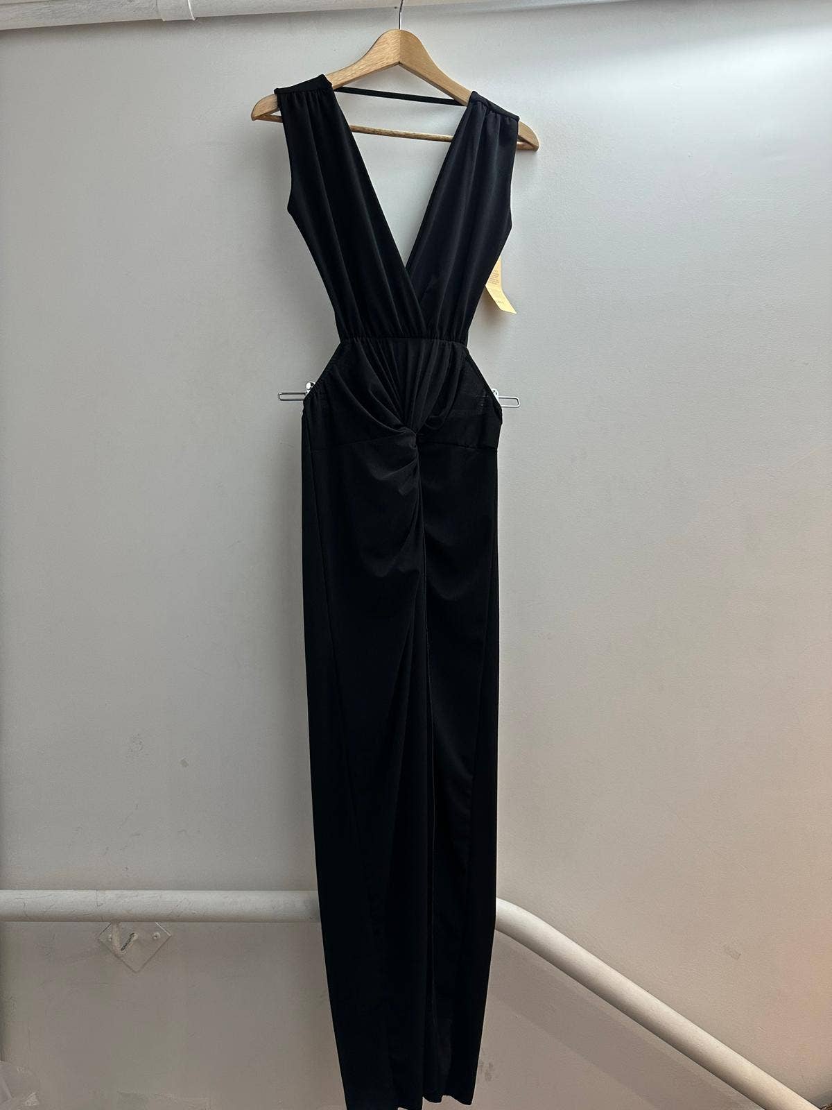 LORIANE – wholesale Dress – Women's – 5997 Plain long dress with open back one size0