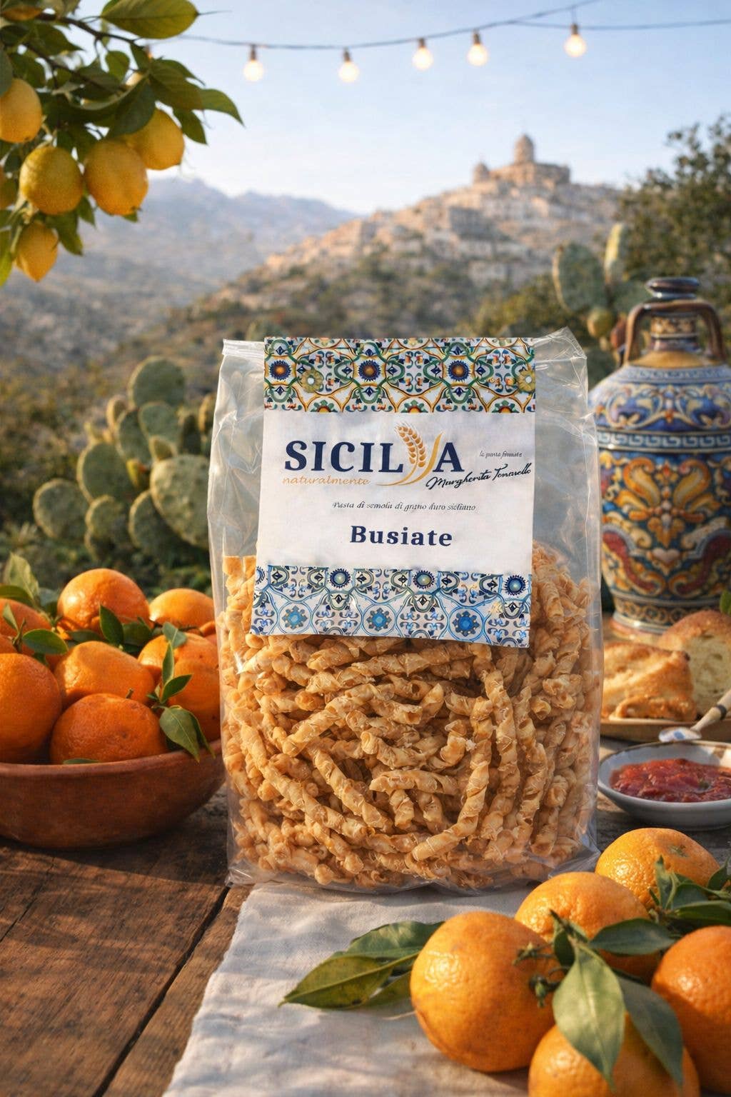 Sicilia naturalmente - Vente Pâtes - Pâtes Busiate Corte - Fabriqué en Italie (Sicile)5