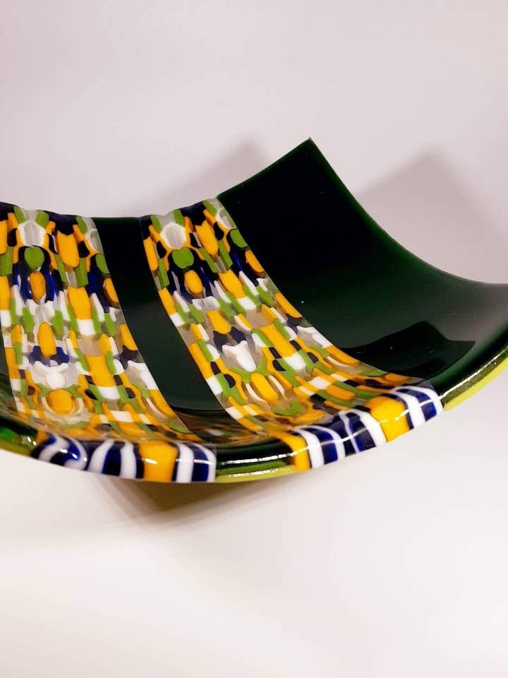 Royal Cascade Glass Dish for wholesale by Glasstopia