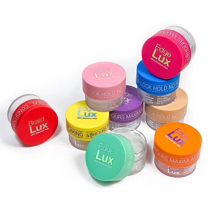 SM Beauty LLC - Wholesale Hair Styling Gel/Mousse - Lux Collection Edge Lux Edge Control Wax 48Hour Maximum Hold
