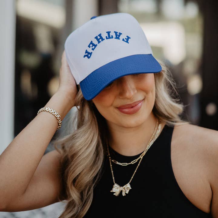 Chapéu vintage de dois tons FATHER de cabeça para baixo por atacado por atacado de Katydid