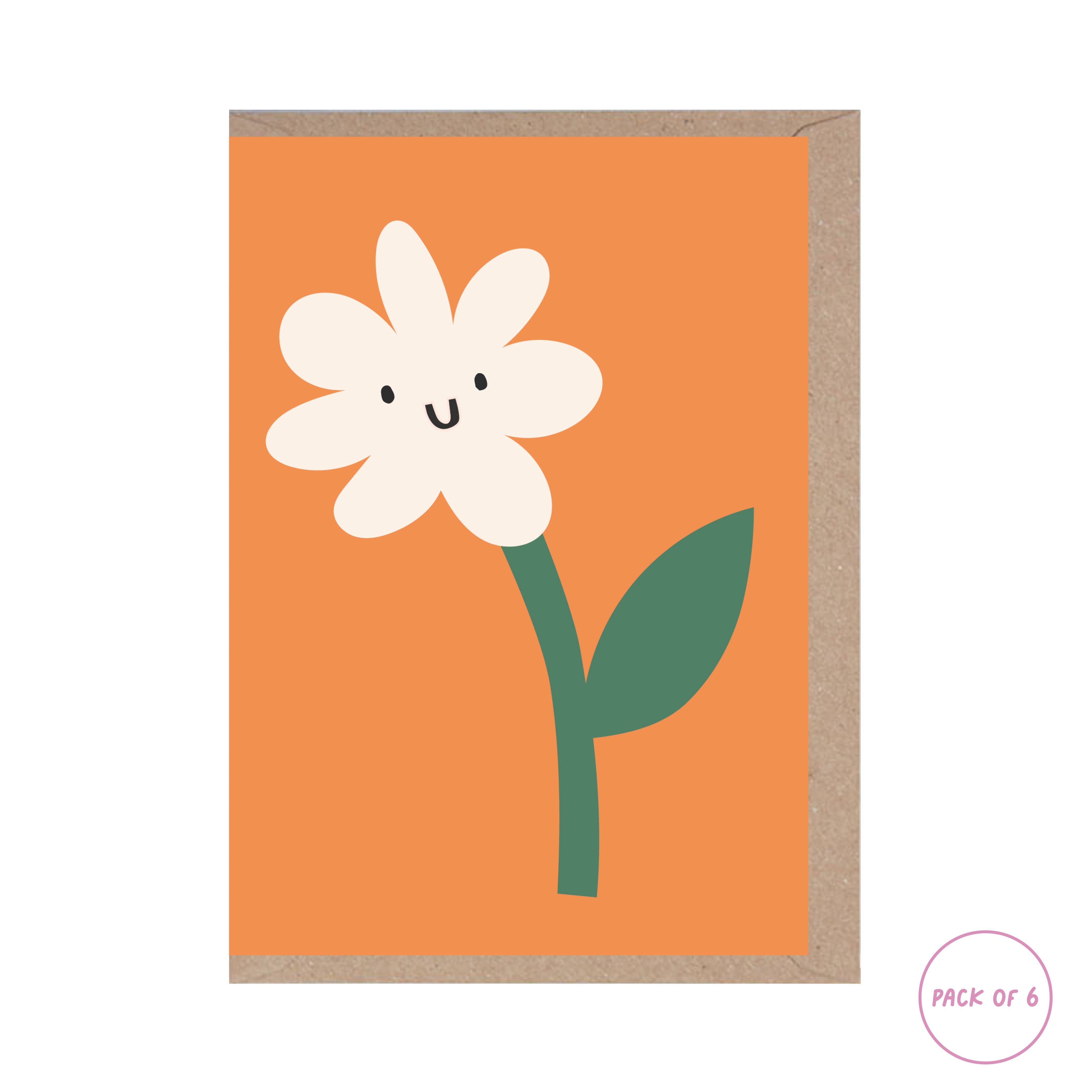 Rumble Cards - Vente Carte de vœux classique - Lot de 6 mini-cartes florales, mignonnes, A7, florales, lot de plusieurs3