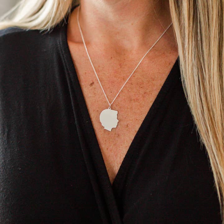 Ready to Ship - Classic Silhouette Charm Necklace - Large for wholesale by Vana Chupp Studio