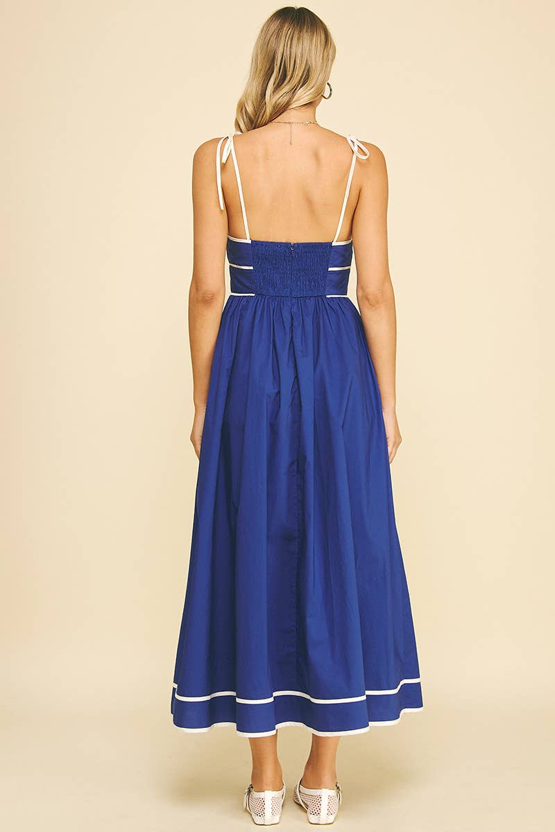 PINCH - Wholesale Dress - Women's - CONTRAST STRAP MAXI DRESS - 5828D15