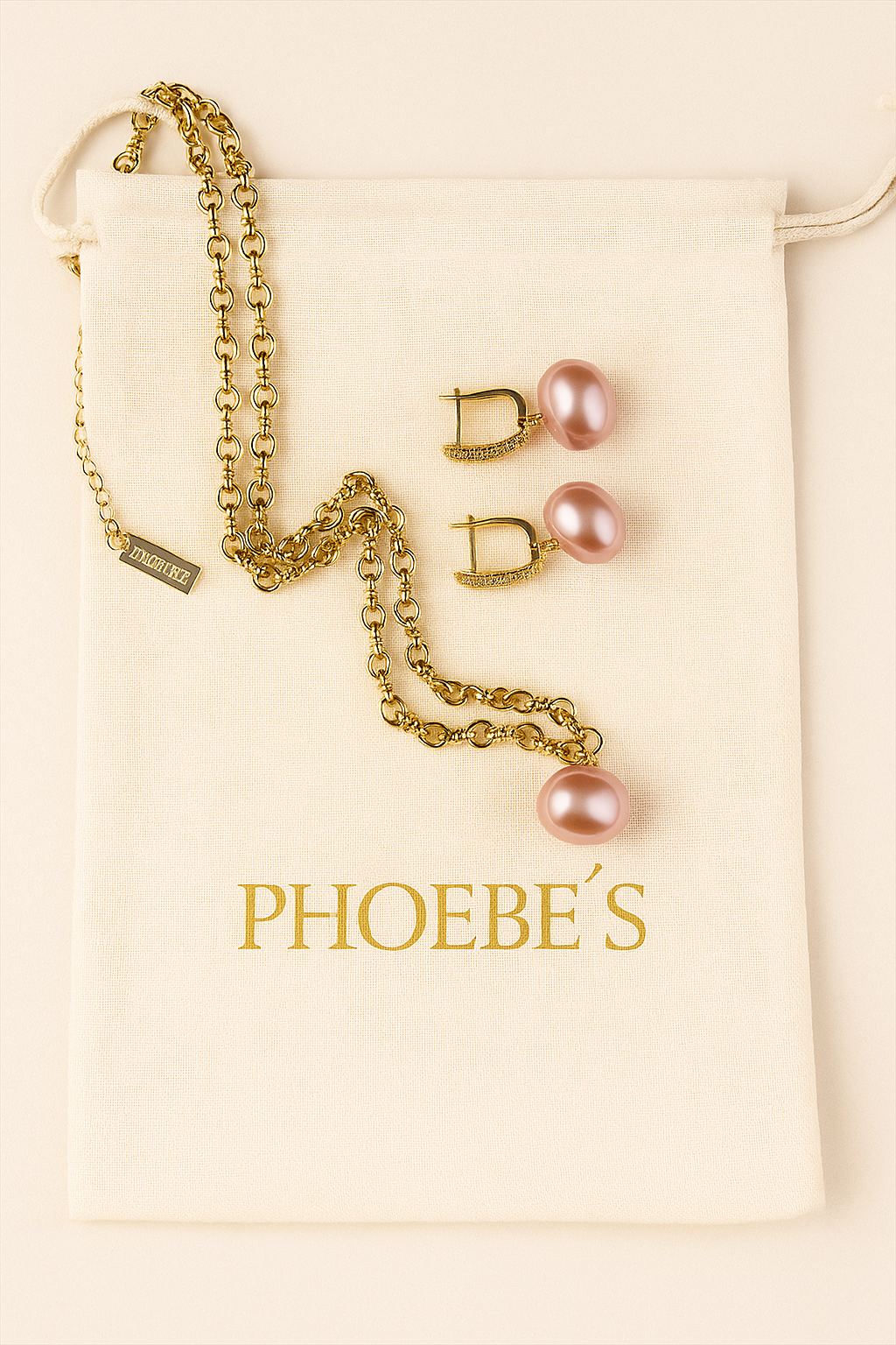 PHOEBE´S - Wholesale Jewelry Set - Set of jewelry with natural pearls1