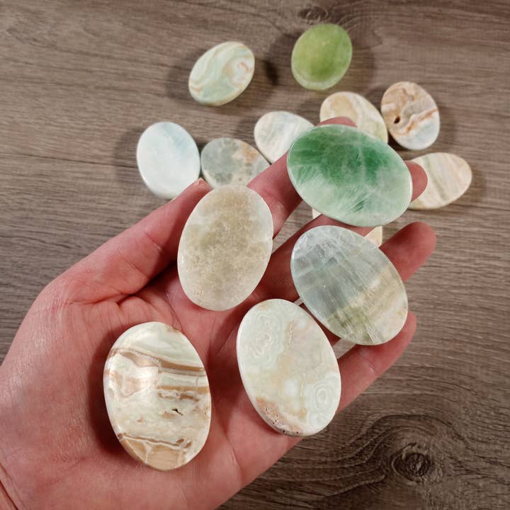 Keystone Crystals - Wholesale Spiritual Stone/Crystal - Gemstone Worry Stone Hand Carved