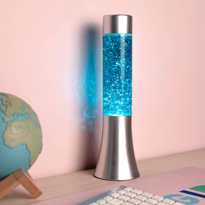 Fisura – Großhandel Lavalampen – Mini Lavalampe mit orange-pinkem Farbverlauf (EU-Stecker)1