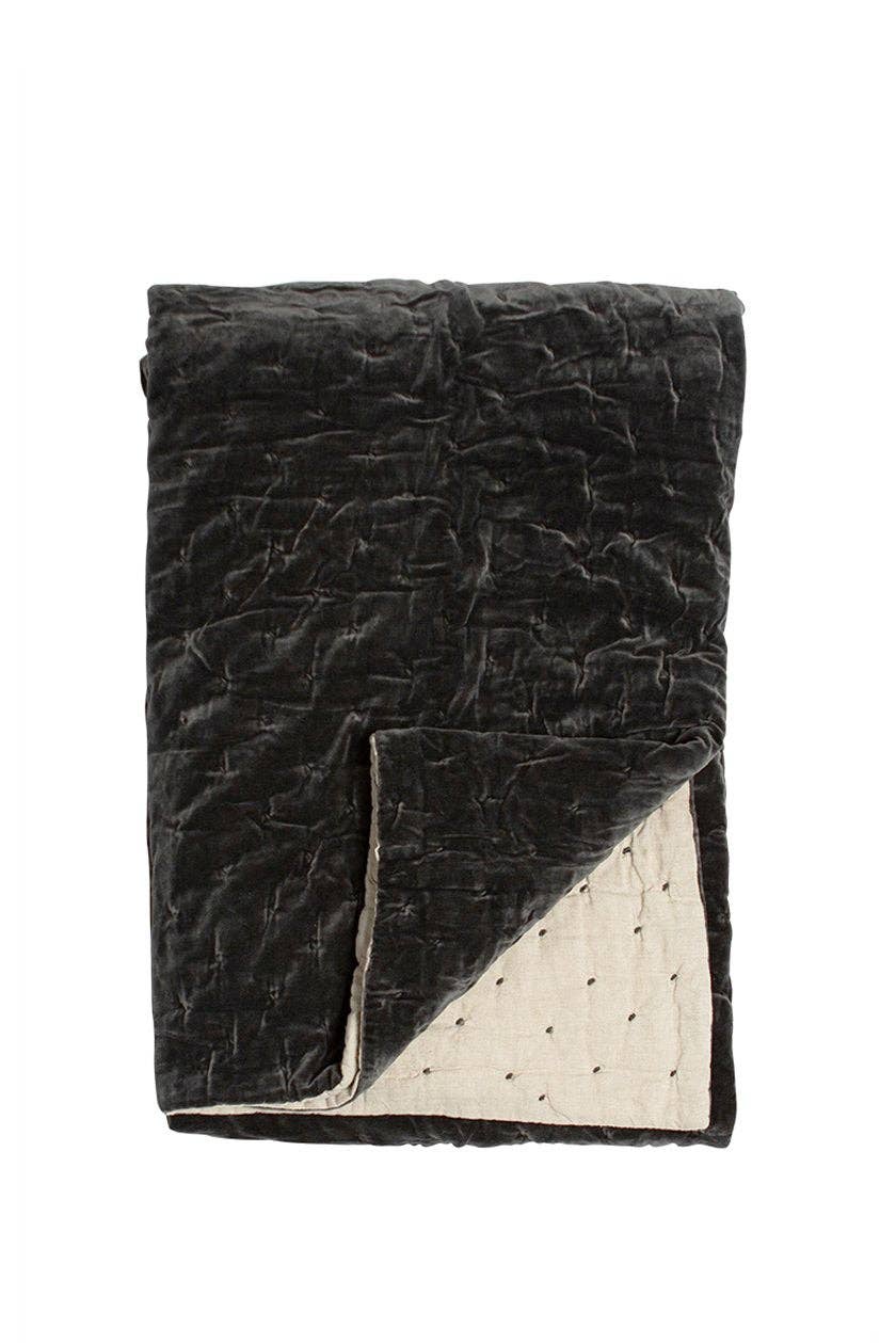 Niki Jones – wholesale Quilt – Velvet Linen Throw3