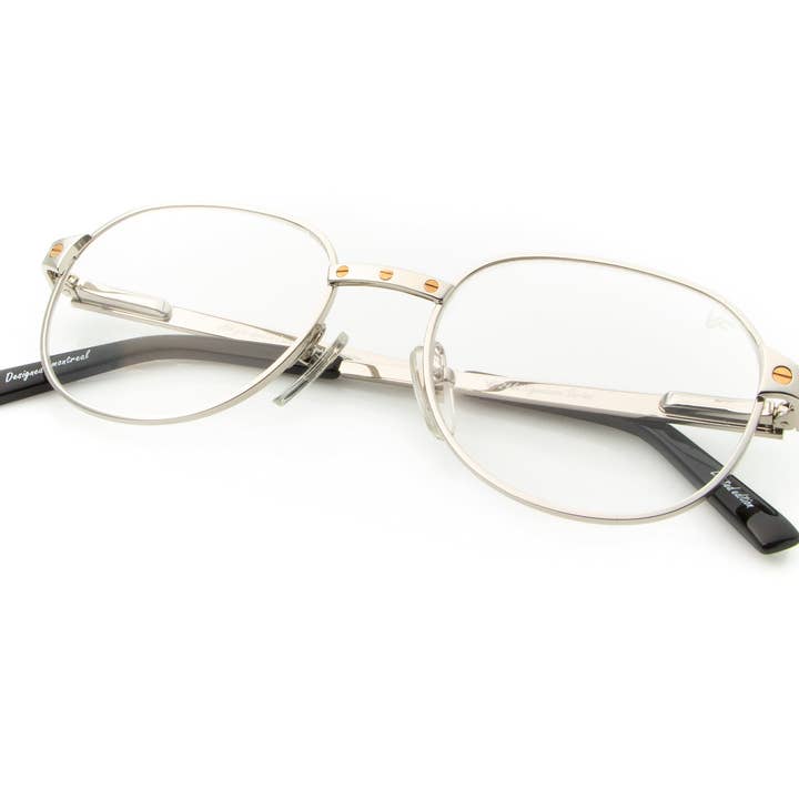 Love Collection: Detroit Player 2 24KT White Gold (Clear) for wholesale by Vintage Frames Company