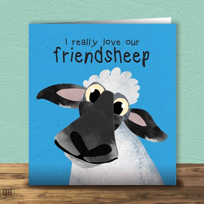 Jeg elsker virkelig vores venskabskort af Paul Delaney for engroshandel hos Quitting Hollywood