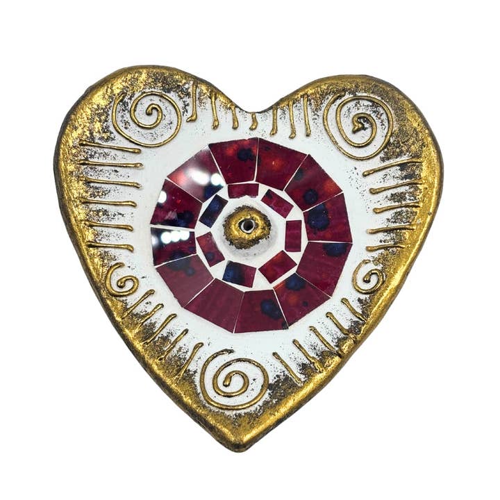 Earths Elements Wholesale - Wholesale Incense Holder - Incense Stick Burner - Mosaic Heart4