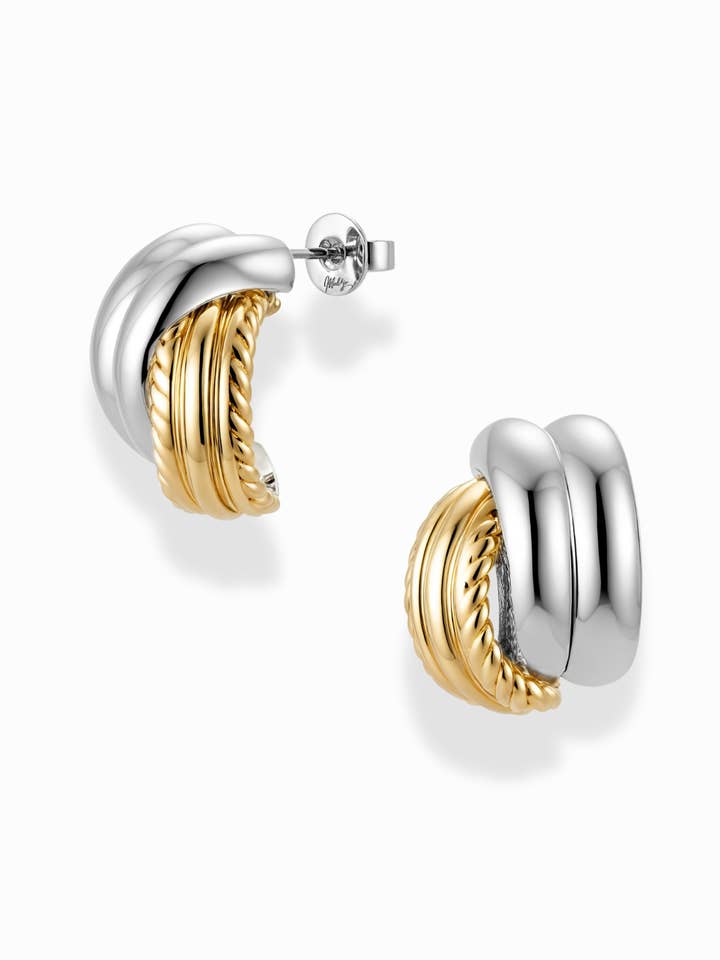 Perry Knoop Oorbellen voor wholesale door Mod + Jo