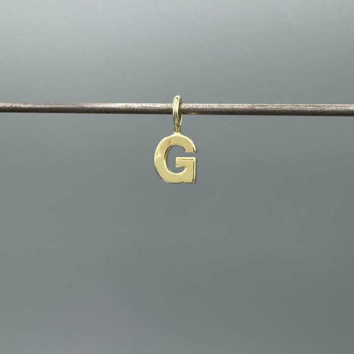 Something Silver - Wholesale Individual Charm/Pendant - Perfect Little Block Letter Initial Charm6