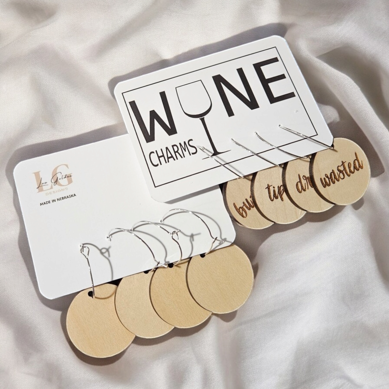 Lou Golden Designs - Wholesale Wine Charm - Buzzed Wine Charms1