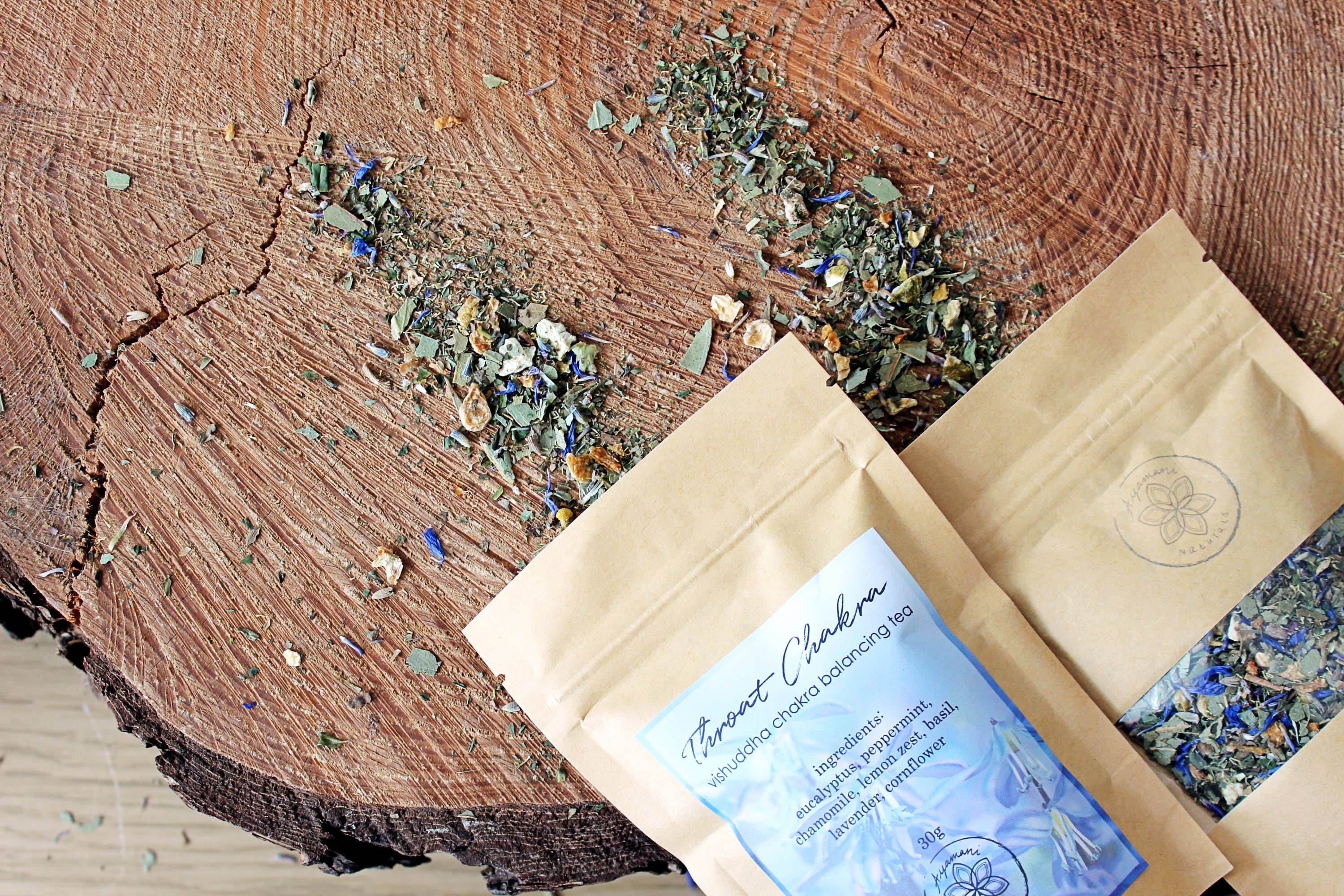 Ayamani Naturals - Wholesale Health/Detox Tea - Throat Chakra Herbal Tea for Voice & Sinus Relief| Vishuddha3