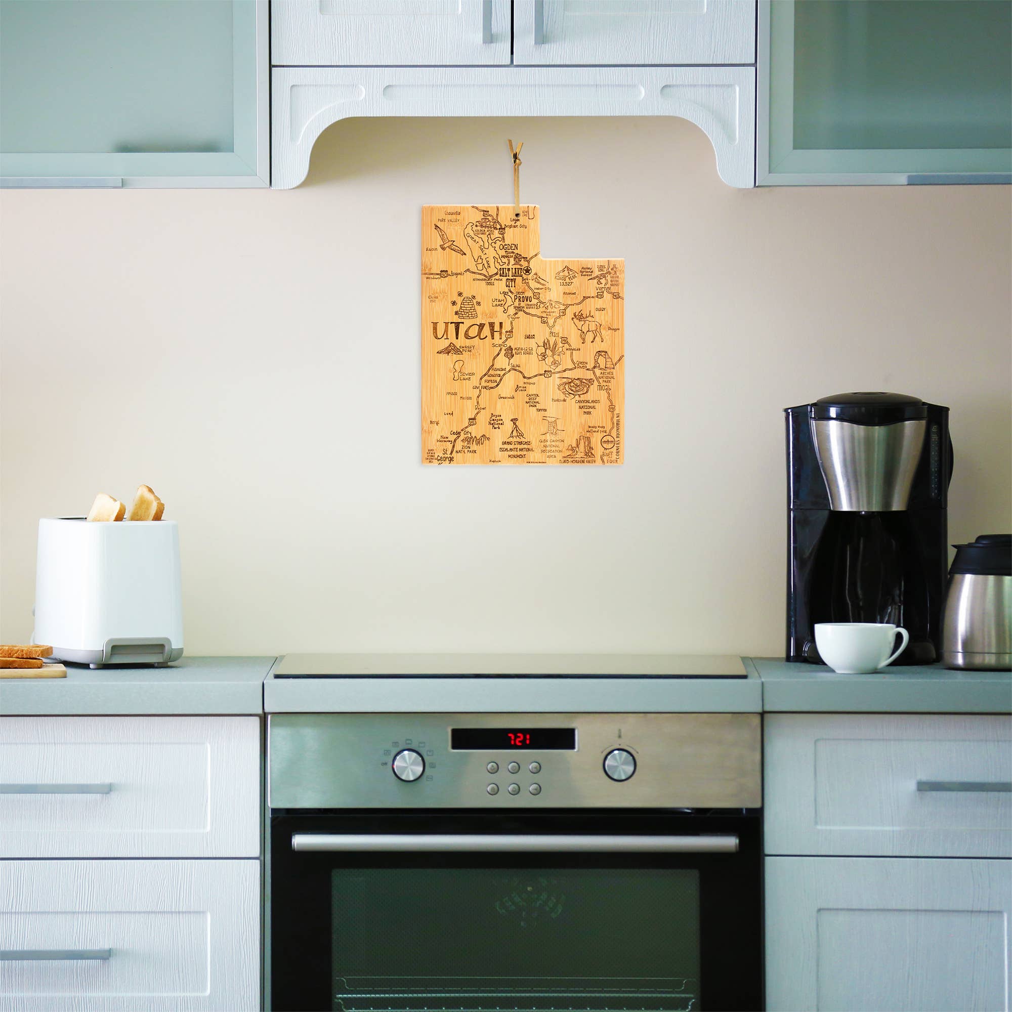 Totally Bamboo - Vendita all'ingrosso Taglieri per formaggio - Tagliere Destination Utah con Incisione Artistica2