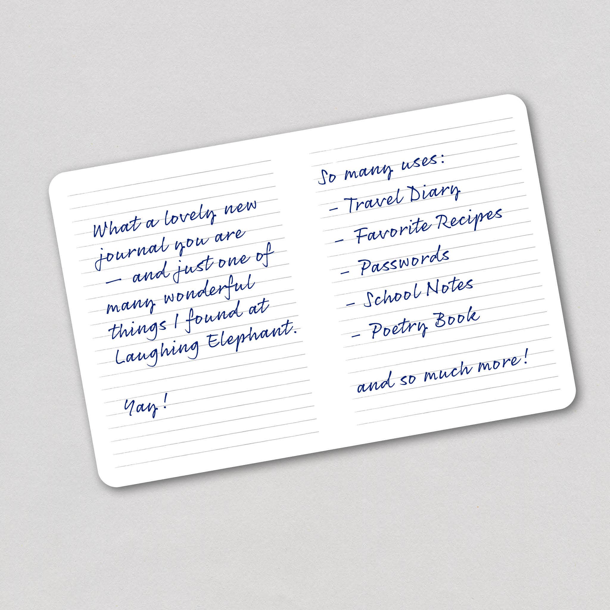 Laughing Elephant – Großhandel Notizbücher – Flugreisende - Amerikanisches Notizbuch3