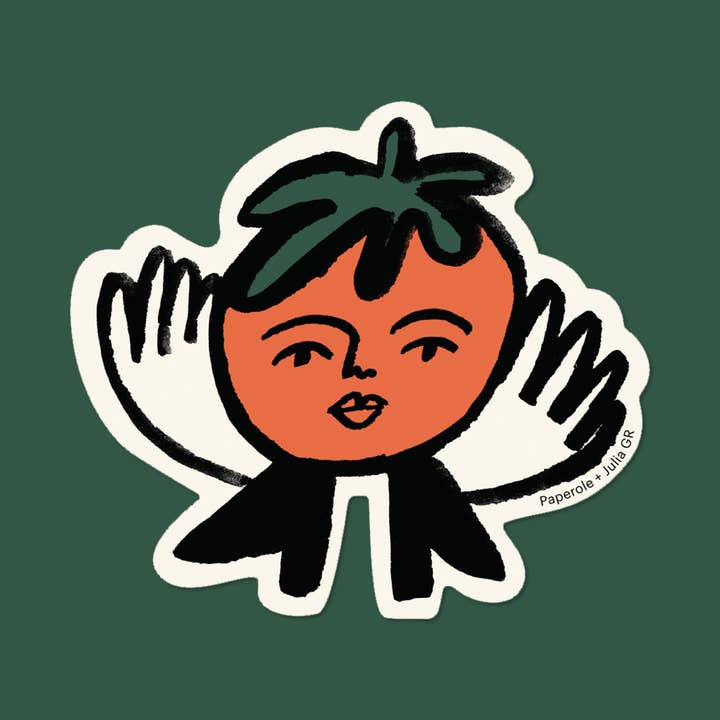 Paperole - Wholesale Sticker - TOMATO — Bumper Sticker1