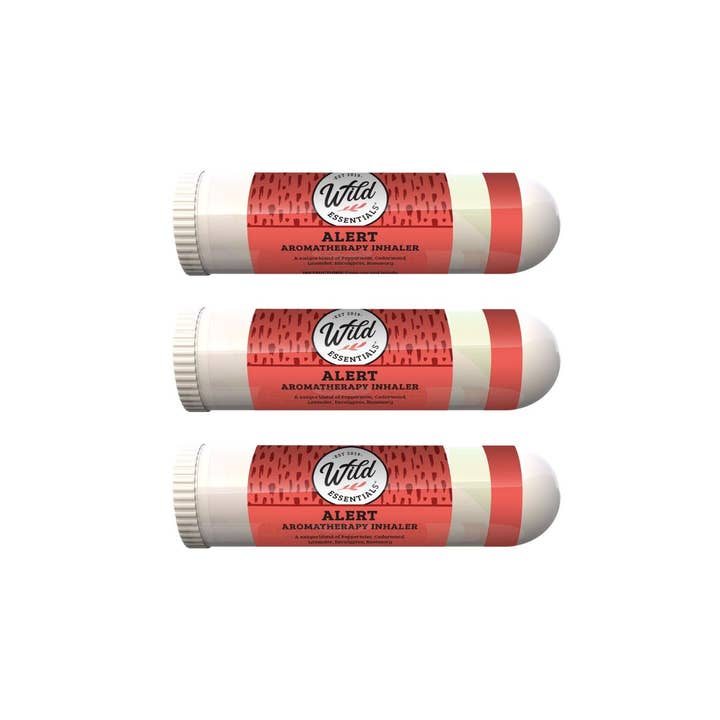 Wild Essentials - Wholesale Aromatherapy Inhaler - Alert Aromatherapy Inhalers made with essential oils